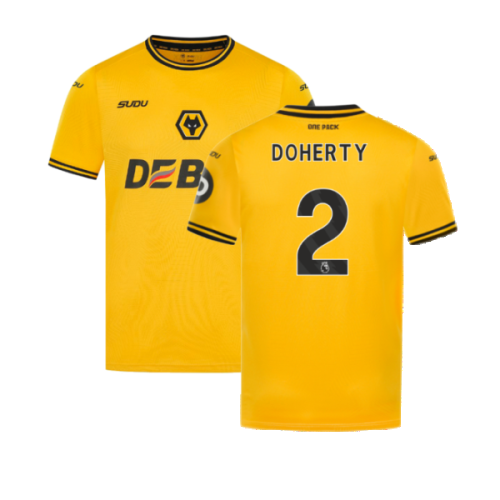 2024-2025 Wolves Home Shirt (Doherty 2)