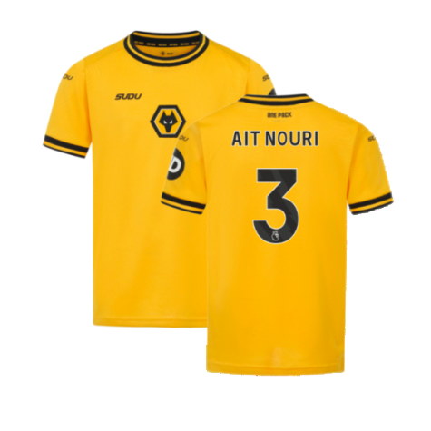 2024-2025 Wolves Home Shirt (Kids) (Ait Nouri 3)