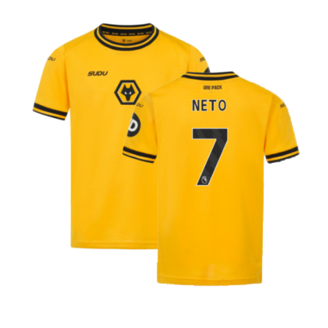 2024-2025 Wolves Home Shirt (Kids) (Neto 7)