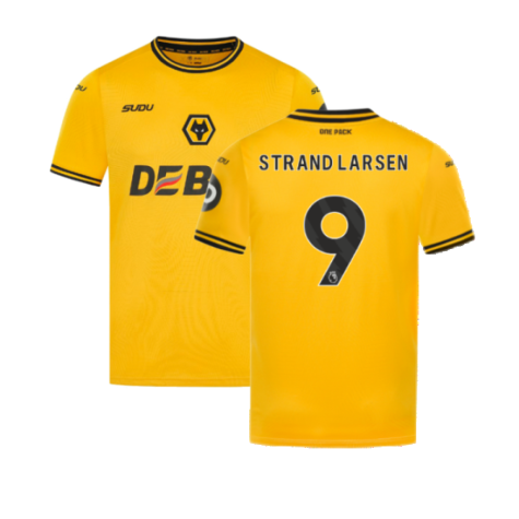 2024-2025 Wolves Home Shirt (Strand Larsen 9)