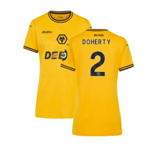 2024-2025 Wolves Home Shirt (Womens) (Doherty 2)