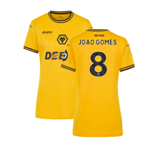 2024-2025 Wolves Home Shirt (Womens) (Joao Gomes 8)