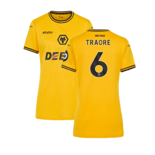 2024-2025 Wolves Home Shirt (Womens) (Traore 6)