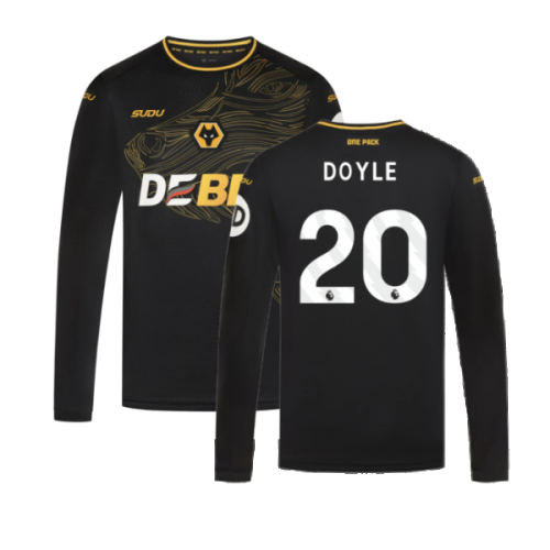 2024-2025 Wolves Long Sleeve Away Shirt (Doyle 20)