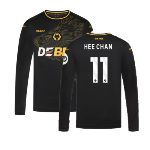 2024-2025 Wolves Long Sleeve Away Shirt (Hee Chan 11)