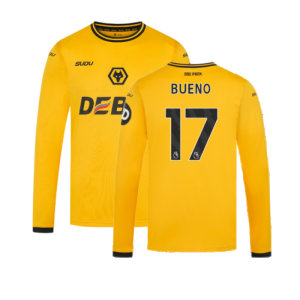 2024-2025 Wolves Long Sleeve Home Shirt (Bueno 17)