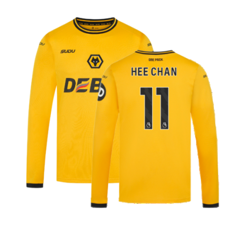 2024-2025 Wolves Long Sleeve Home Shirt (Hee Chan 11)