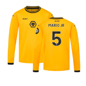 2024-2025 Wolves Long Sleeve Home Shirt (Kids) (Mario JR 5)