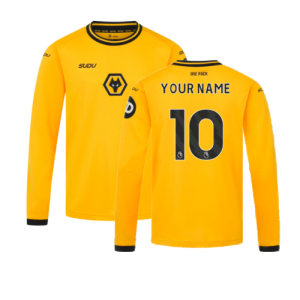 2024-2025 Wolves Long Sleeve Home Shirt (Kids)