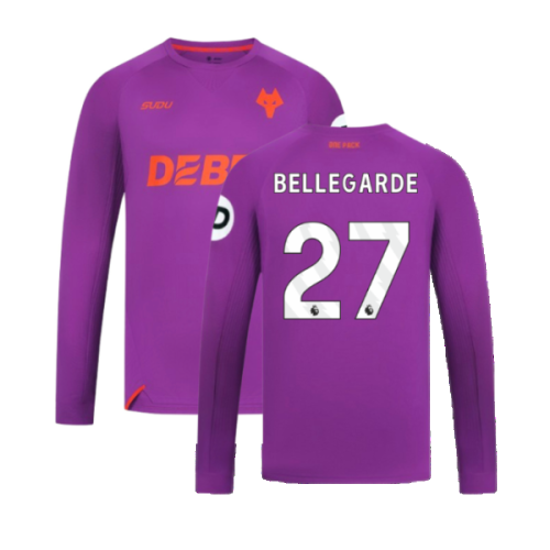 2024-2025 Wolves Long Sleeve Third Shirt (Bellegarde 27)