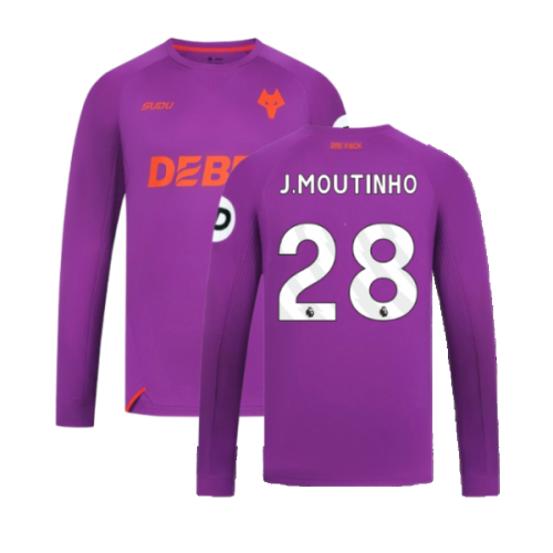 2024-2025 Wolves Long Sleeve Third Shirt (J.Moutinho 28)