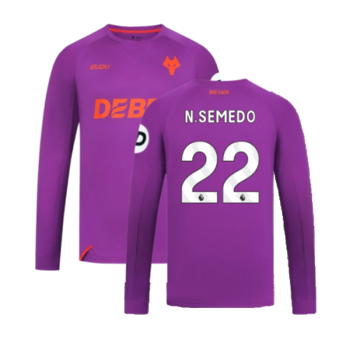 2024-2025 Wolves Long Sleeve Third Shirt (N.Semedo 22)