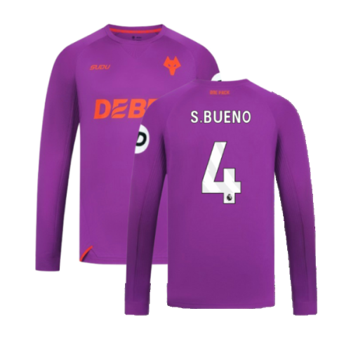 2024-2025 Wolves Long Sleeve Third Shirt (S.Bueno 4)