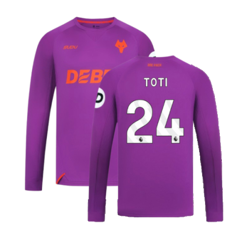 2024-2025 Wolves Long Sleeve Third Shirt (Toti 24)