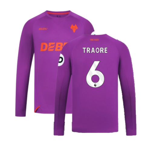 2024-2025 Wolves Long Sleeve Third Shirt (Traore 6)