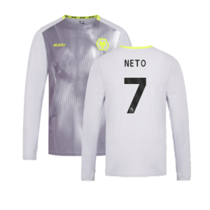 2024-2025 Wolves Players Training Long Sleeved Tee (Grey) (Neto 7)