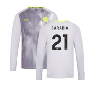 2024-2025 Wolves Players Training Long Sleeved Tee (Grey) (Sarabia 21)