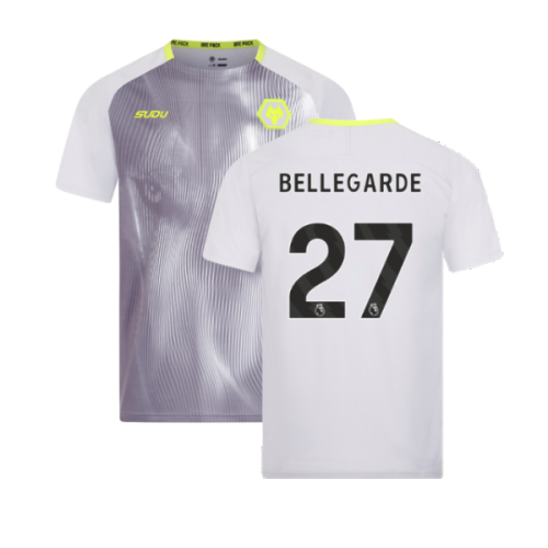 2024-2025 Wolves Players Training Shirt (Grey) (Bellegarde 27)