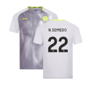 2024-2025 Wolves Players Training Shirt (Grey) (N.Semedo 22)