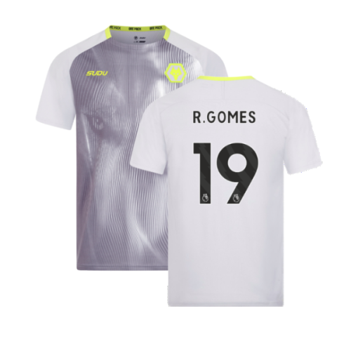 2024-2025 Wolves Players Training Shirt (Grey) (R.Gomes 19)