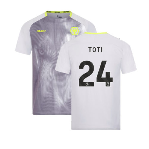 2024-2025 Wolves Players Training Shirt (Grey) (Toti 24)