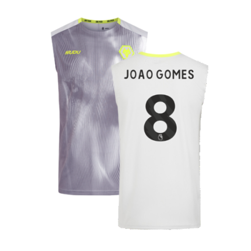 2024-2025 Wolves Players Training Vest (Grey) (Joao Gomes 8)