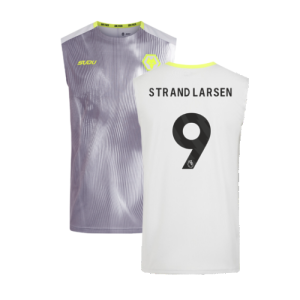 2024-2025 Wolves Players Training Vest (Grey) (Strand Larsen 9)