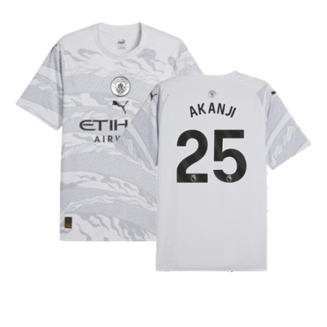 2024 Man City Year Of the Dragon Jersey (Akanji 25)