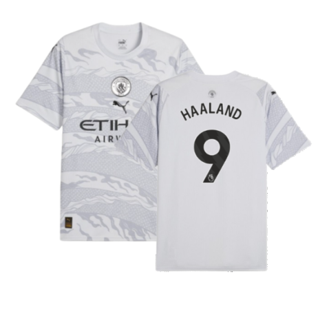 2024 Man City Year Of the Dragon Jersey (Haaland 9)