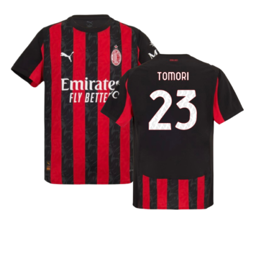 2025-2026 AC Milan Authentic Home Shirt (Tomori 23)