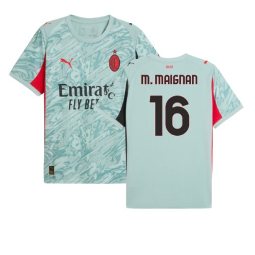 2025-2026 AC Milan Home Goalkeeper Shirt (Modern Mint) (M. MAIGNAN 16)