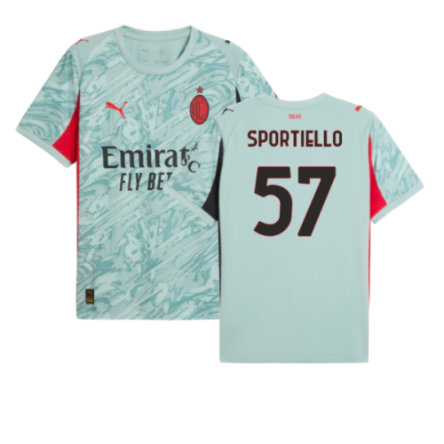 2025-2026 AC Milan Home Goalkeeper Shirt (Modern Mint) (SPORTIELLO 57)