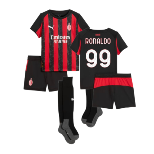2025-2026 AC Milan Home Mini Kit (Ronaldo 99)