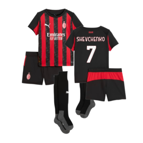 2025-2026 AC Milan Home Mini Kit (Shevchenko 7)
