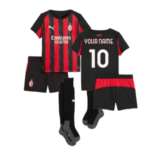 2025-2026 AC Milan Home Mini Kit (Your Name)