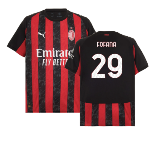 2025-2026 AC Milan Home Shirt (Fofana 29)