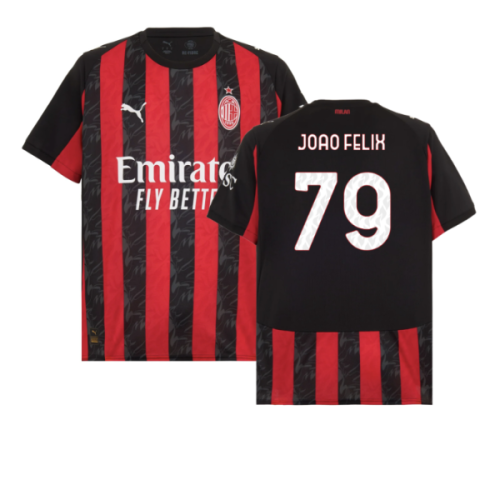 2025-2026 AC Milan Home Shirt (Joao Felix 79)