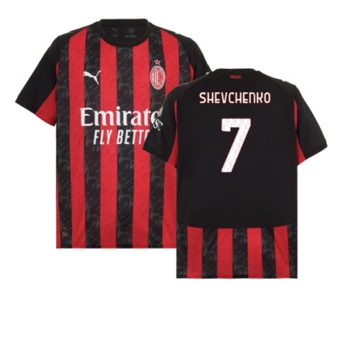 2025-2026 AC Milan Home Shirt (Shevchenko 7)