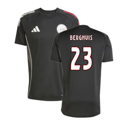 2025-2026 Ajax Training Shirt (Black) (Berghuis 23)