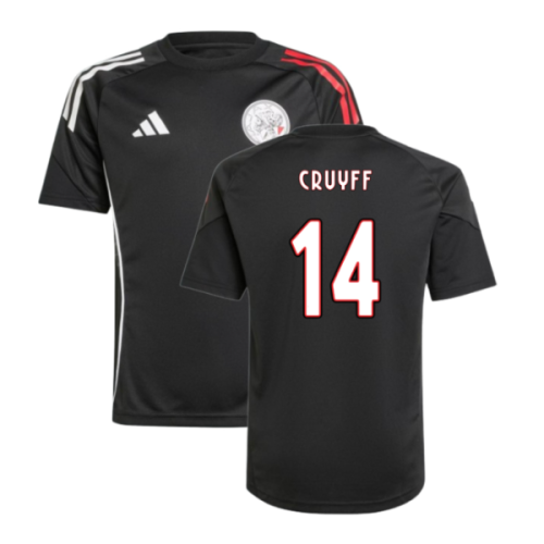 2025-2026 Ajax Training Shirt (Black) - Kids (Cruyff 14)