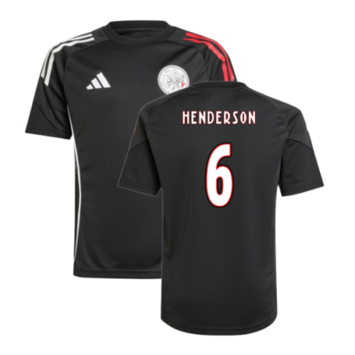 2025-2026 Ajax Training Shirt (Black) - Kids (Henderson 6)