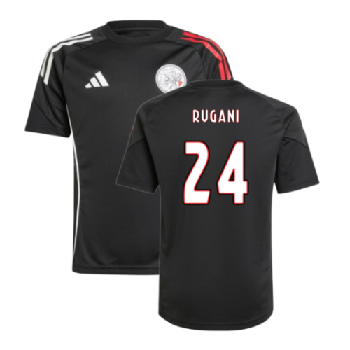 2025-2026 Ajax Training Shirt (Black) - Kids (Rugani 24)