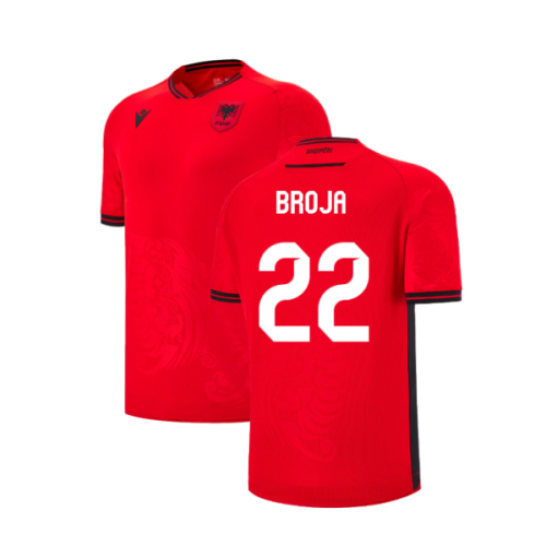 2025-2026 Albania Home Shirt (Kids) (Broja 22)