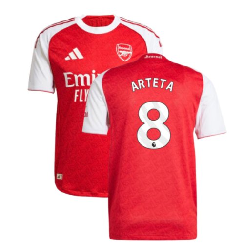 2025-2026 Arsenal Authentic Home Shirt (Arteta 8)
