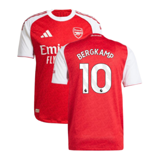2025-2026 Arsenal Authentic Home Shirt (Bergkamp 10)