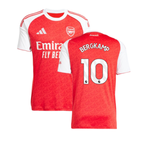 2025-2026 Arsenal Home Shirt (Bergkamp 10)