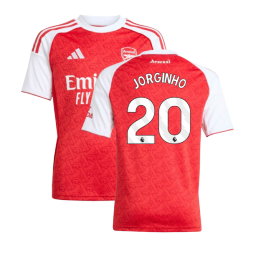 2025-2026 Arsenal Home Shirt (Kids) (Jorginho 20)