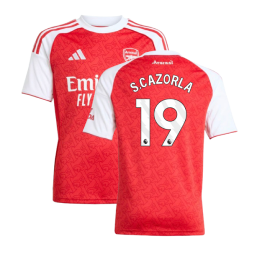 2025-2026 Arsenal Home Shirt (Kids) (S.Cazorla 19)