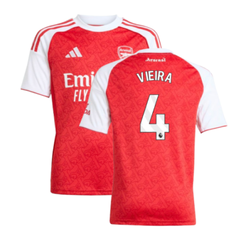 2025-2026 Arsenal Home Shirt (Kids) (Vieira 4)