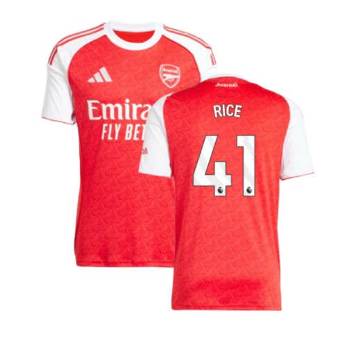 2025-2026 Arsenal Home Shirt (Rice 41)